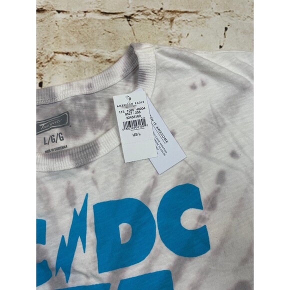 NWT American Eagle AC/DC Cropped Tee - Picture 4 of 5